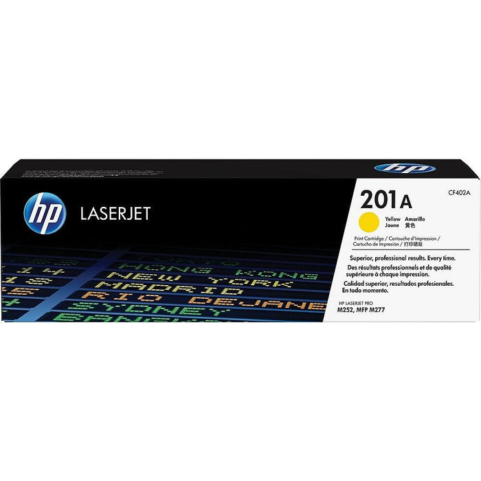 HP 201A CF402A Yellow Standard Yield Original LaserJet Toner Cartridge – 1,330 Pages