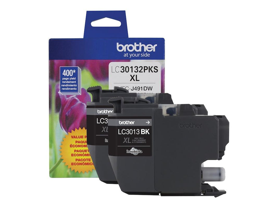 Brother LC30132PKS Black High-Yield Original Ink Cartridge 2-Pack