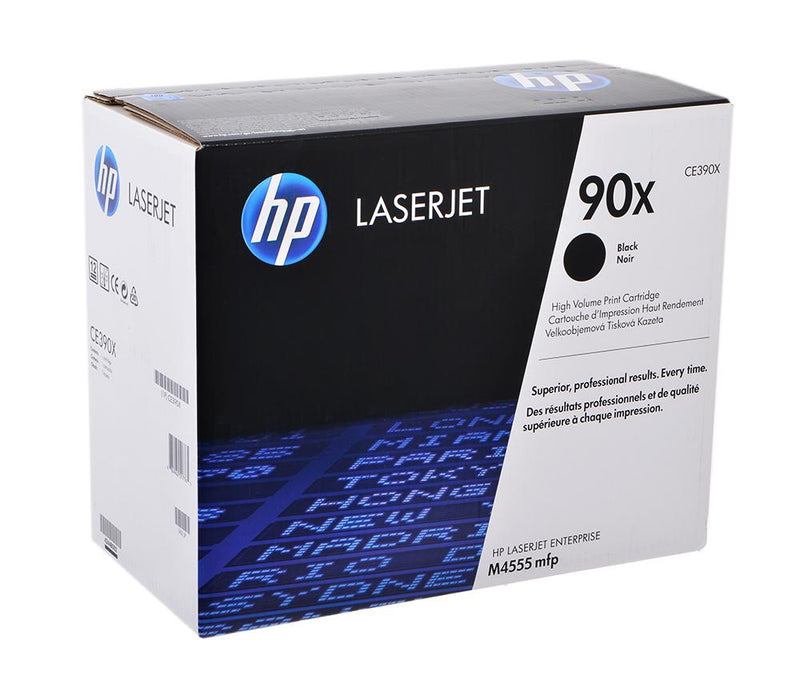 HP 90X CE390X Black High Yield Original LaserJet Toner Cartridge – 24,000 Pages