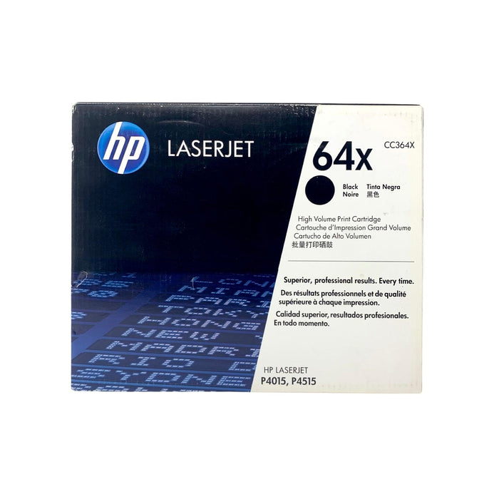 HP 64X CC364X Black High Yield Original LaserJet Toner Cartridge – 24,000 Pages