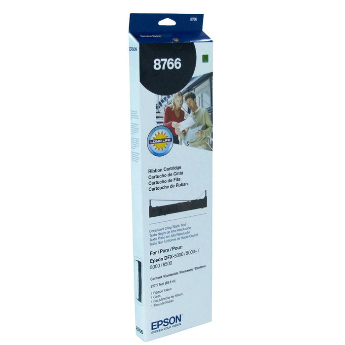 Epson 8766 Black Ribbon Cartridge