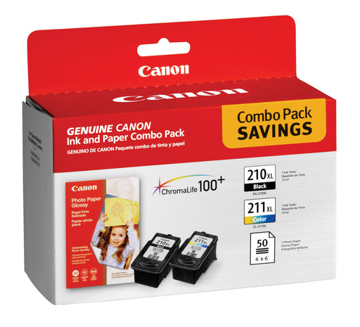 Canon 2973B004 Black / Color Ink Cartridge Combo Pack