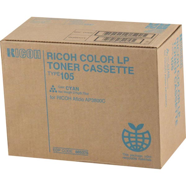 Ricoh 885375 Cyan Toner Cartridge