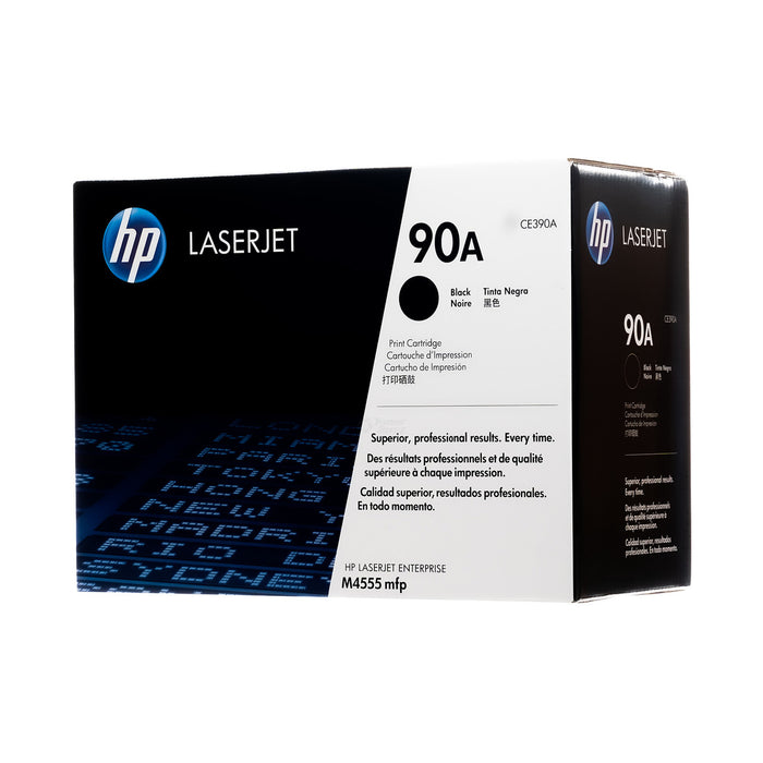 HP 90A CE390A Black Standard Yield Original LaserJet Toner Cartridge – 10,000 Pages