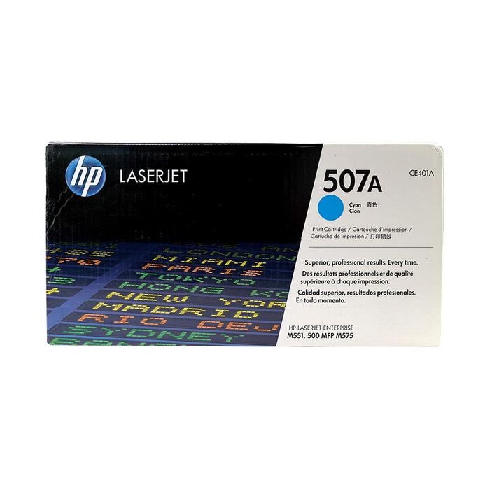 HP 507A CE401A Cyan Standard Yield Original LaserJet Toner Cartridge – 6,000 Pages