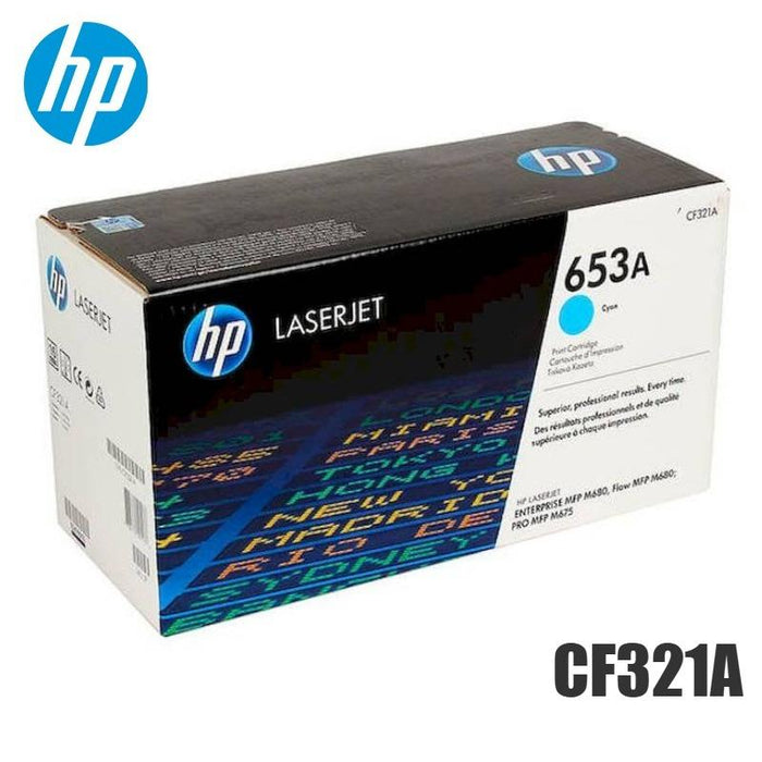 HP 653A CF321A Cyan Standard Yield Original LaserJet Toner Cartridge – 16,500 Pages