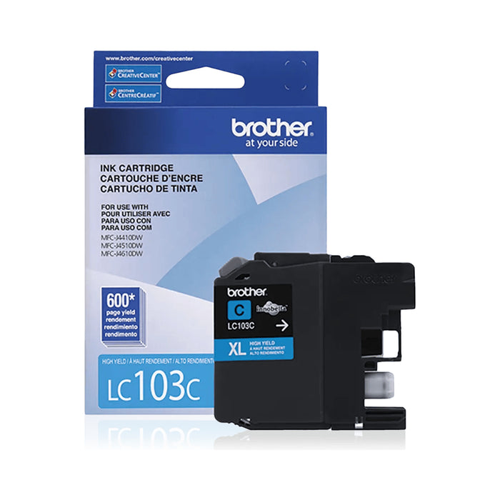 Brother LC103C Cyan High Yield Ink Cartridge