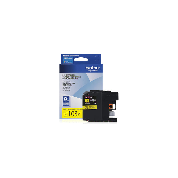 Brother LC103Y Yellow High Yield Ink Cartridge