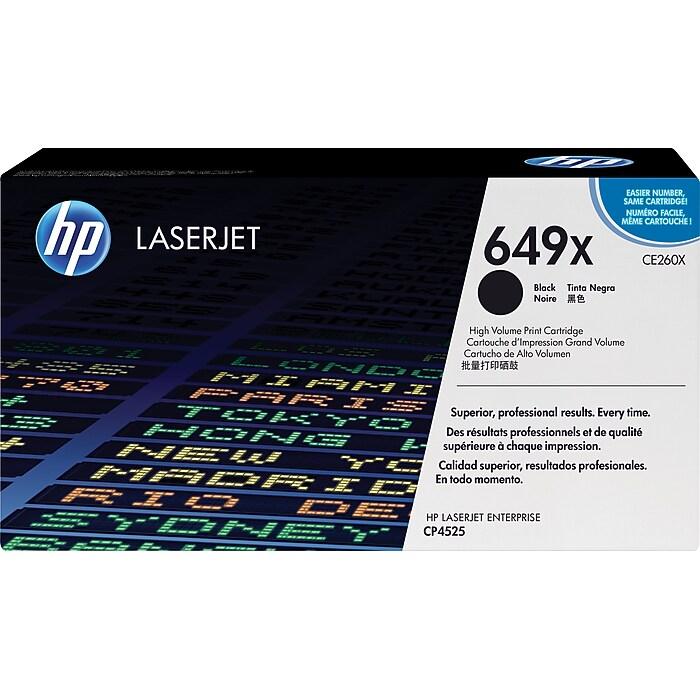 HP 649X CE260X Black High Yield Original LaserJet Toner Cartridge
