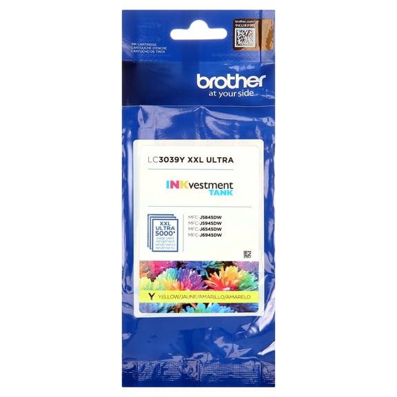Brother LC3039Y Yellow Ultra High-Yield INKvestment Tank Original Ink Cartridge