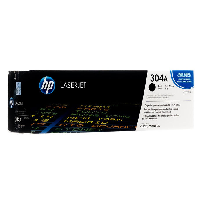 HP 304A CC531A Cyan Standard Yield Original LaserJet Toner Cartridge – 2,800 Pages