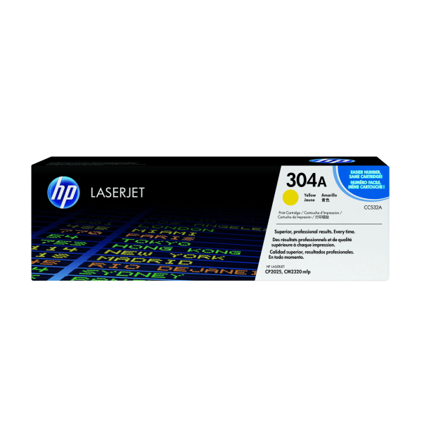 HP CC532A Yellow Toner Cartridge