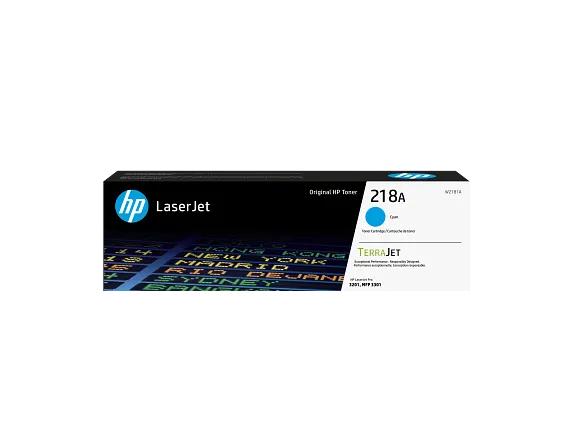 HP 218A W2181A Cyan Standard-Yield Original Toner Cartridge - 1,200 pages (ISO/IEC 19798)
