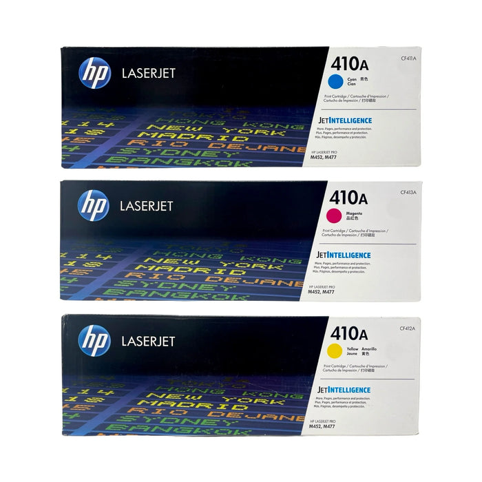 HP 504A CF251AM Cyan Magenta Yellow Toner Cartridge Combo Pack