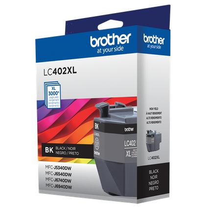 Brother LC402XLBKS Black High-Yield INKvestment Tank Ink Cartridge
