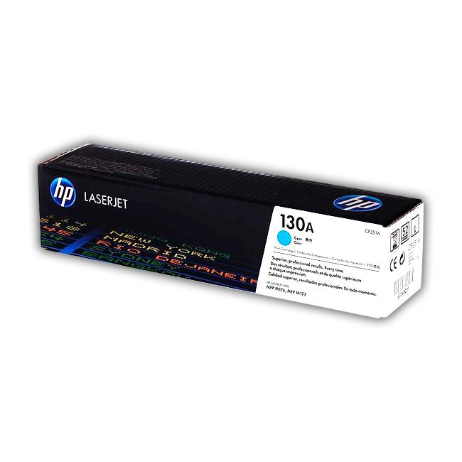 HP 130A CF351A Cyan Standard Yield Original LaserJet Toner Cartridge