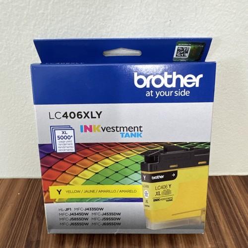 Brother LC406XLYS High-Yield Yellow INKvestment Tank Ink Cartridge — 5,000 Pages