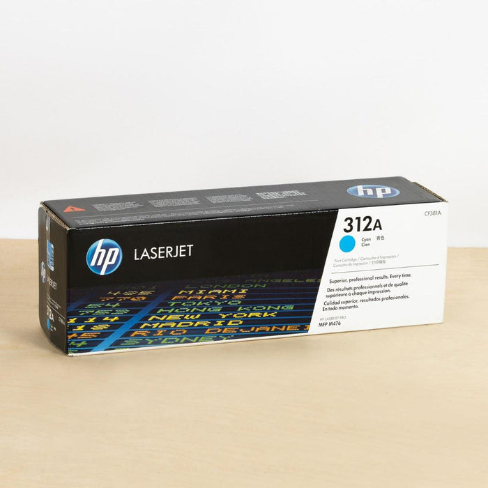 HP 312A CF381A Cyan Standard Yield Original LaserJet Toner Cartridge