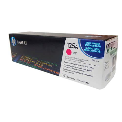 HP 125A CB543A Magenta Standard Yield Original LaserJet Toner Cartridge – 1,400 Pages
