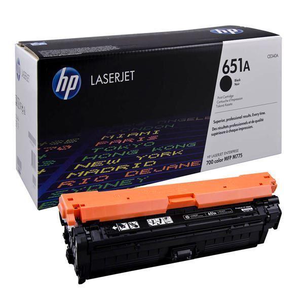 HP 651A CE340A Black Standard Yield Original LaserJet Toner Cartridge