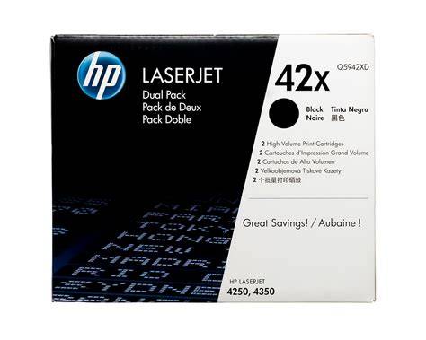 HP 42X Q5942XD Black High Yield Original LaserJet Toner Cartridge – 2-Pack – 40,000 Pages