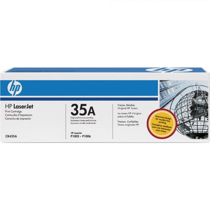 HP 35A CB435A Black Standard Yield Original LaserJet Toner Cartridge – 1,500 Pages