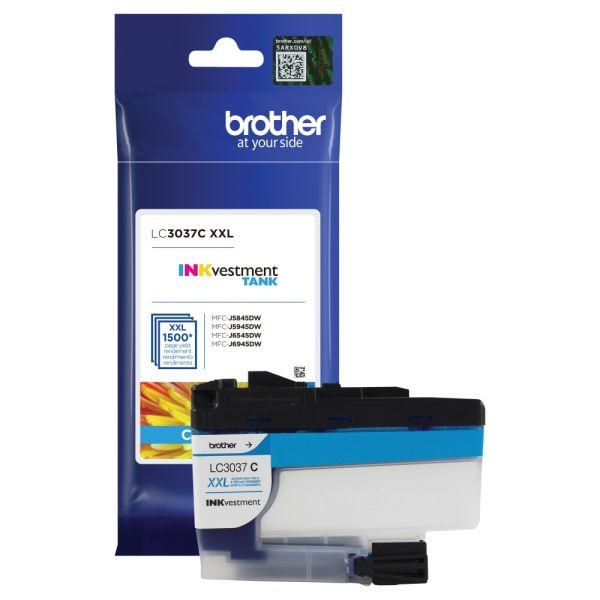 Brother LC3037C Cyan Super High-Yield INKvestment Tank Original Ink Cartridge