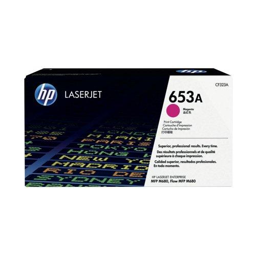 HP 653A CF323A Magenta Standard Yield Original LaserJet Toner Cartridge – 16,500 Pages