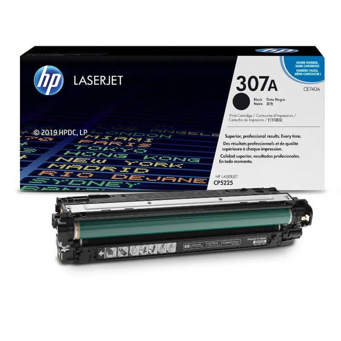 HP 307A CE740A Black Standard Yield Original LaserJet Toner Cartridge – 7,000 Pages