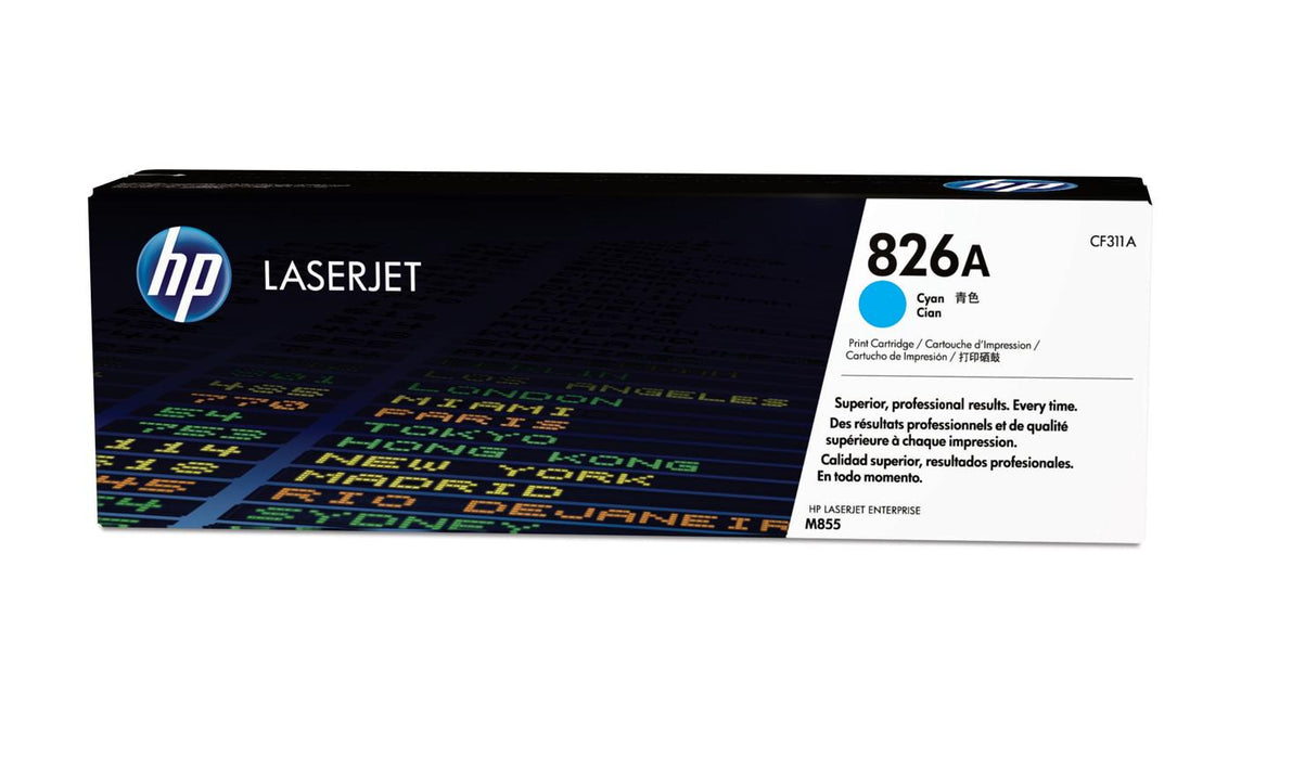 HP 826A CF311A Cyan Standard Yield Original LaserJet Toner Cartridge