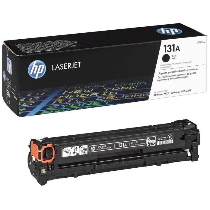 HP 131A CF210A Black Standard Yield Original LaserJet Toner Cartridge – 1,600 Pages