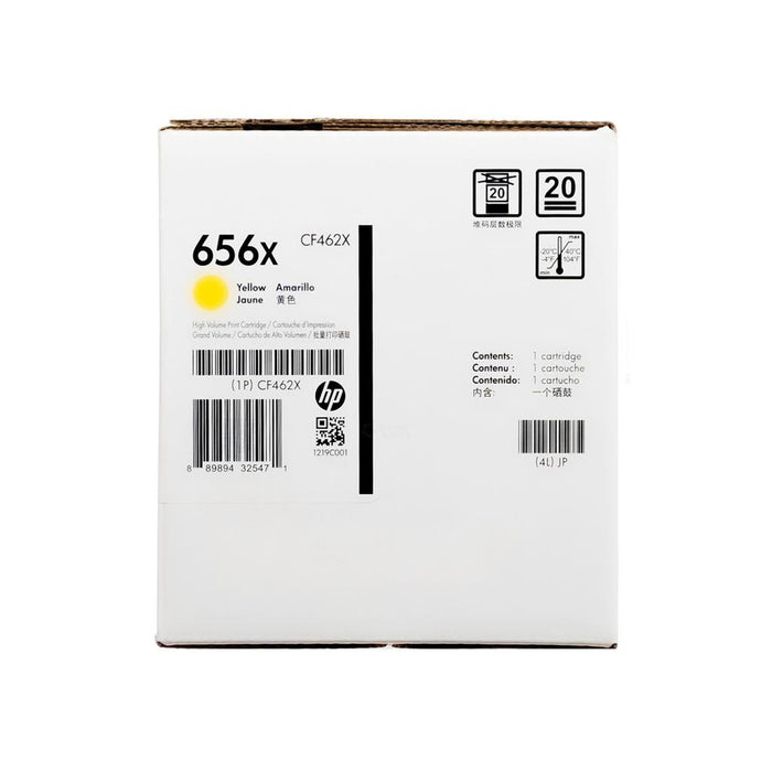 HP 656X CF462X Yellow High Yield Original LaserJet Toner Cartridge