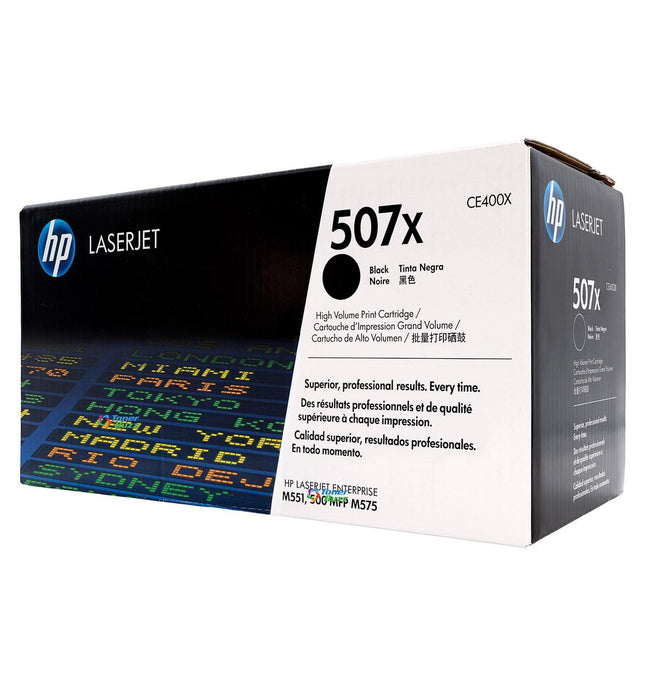 HP 507X CE400X Black High Yield Original LaserJet Toner Cartridge – 11,000 Pages