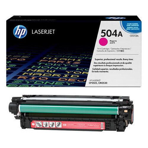 HP 504A CE253A Magenta Standard Yield Original LaserJet Toner Cartridge – 7,000 Pages