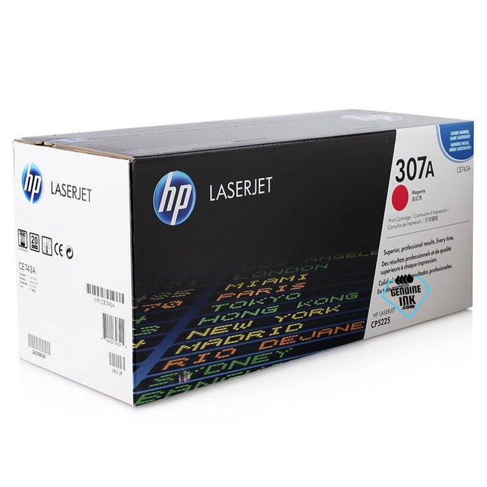 HP 307A CE743A Magenta Standard Yield Original LaserJet Toner Cartridge – 7,300 Pages