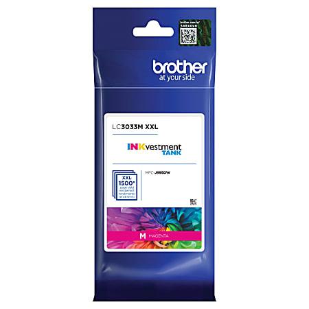 Brother LC3033MS Magenta Super High-Yield INKvestment Tank Original Ink Cartridge