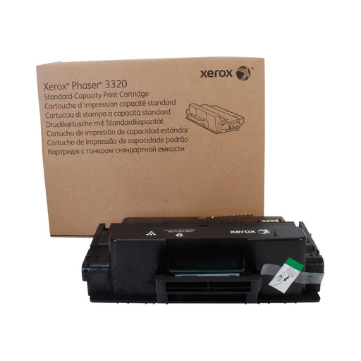 Xerox 106R02305 Phaser 3320 Black Standard Yield Toner Cartridge physical package view