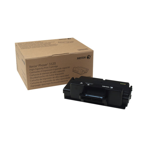 Xerox 106R02307 Phaser 3320 Black High Yield Toner Cartridge physical package view