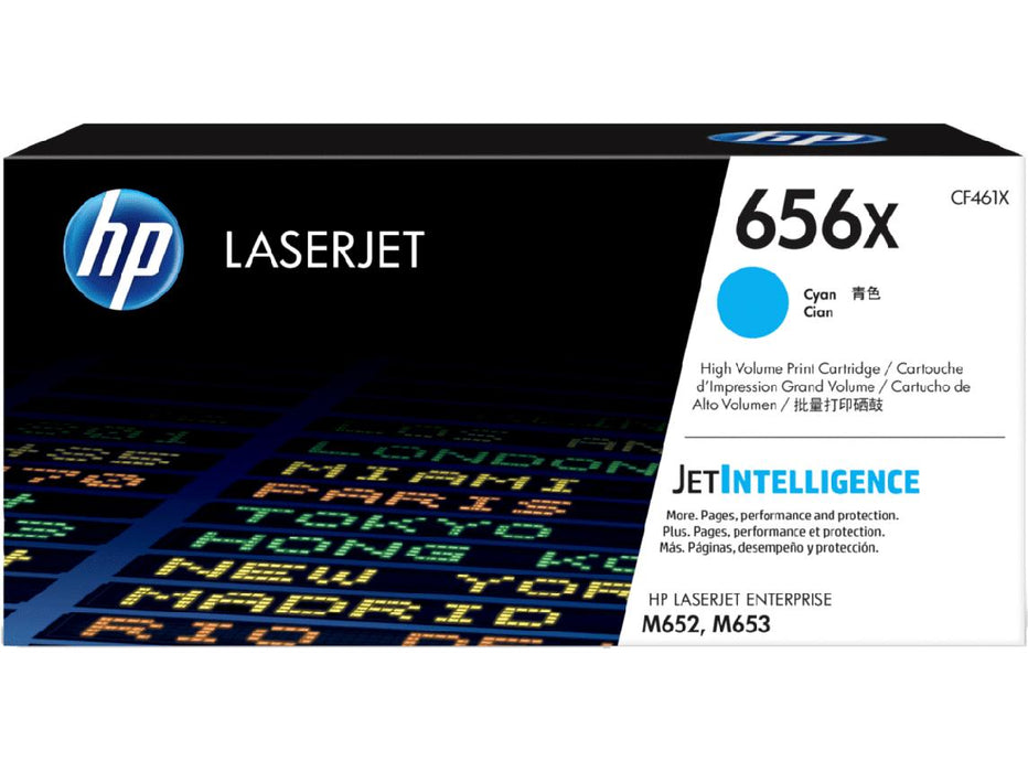 HP 656X CF461X Cyan High Yield Original LaserJet Toner Cartridge