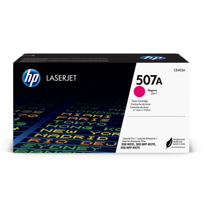 HP 507A CE403A Magenta Standard Yield Original LaserJet Toner Cartridge – 6,000 Pages