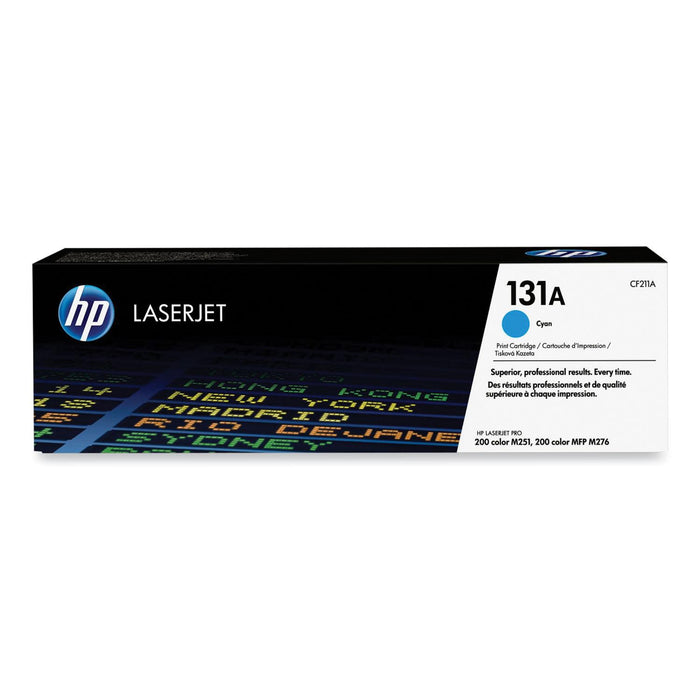HP 131A CF211A Cyan Standard Yield Original LaserJet Toner Cartridge – 1,800 Pages