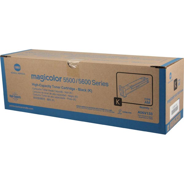 Konica Minolta A06V133 Black High Yield Toner Cartridge