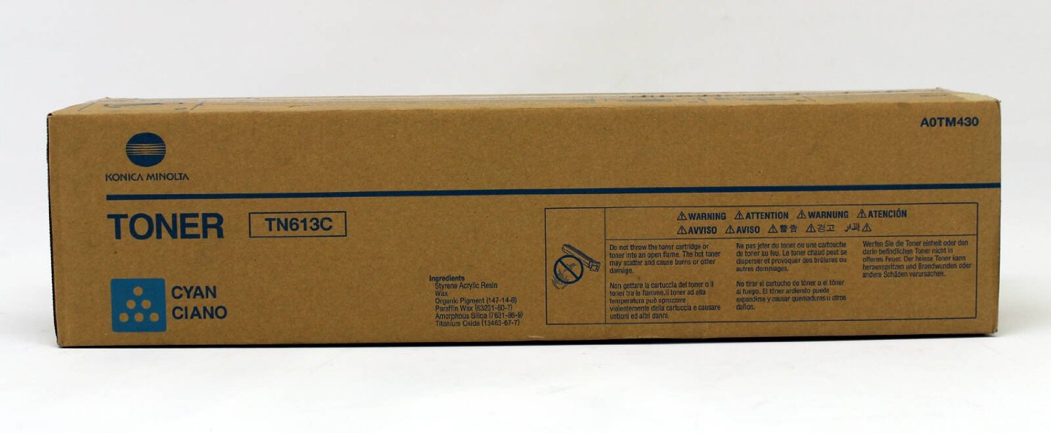 Konica Minolta A0TM430 Cyan Toner Cartridge