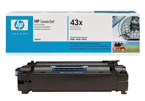 HP 43X C8543X Black High Yield Original LaserJet Toner Cartridge – 30,000 Pages