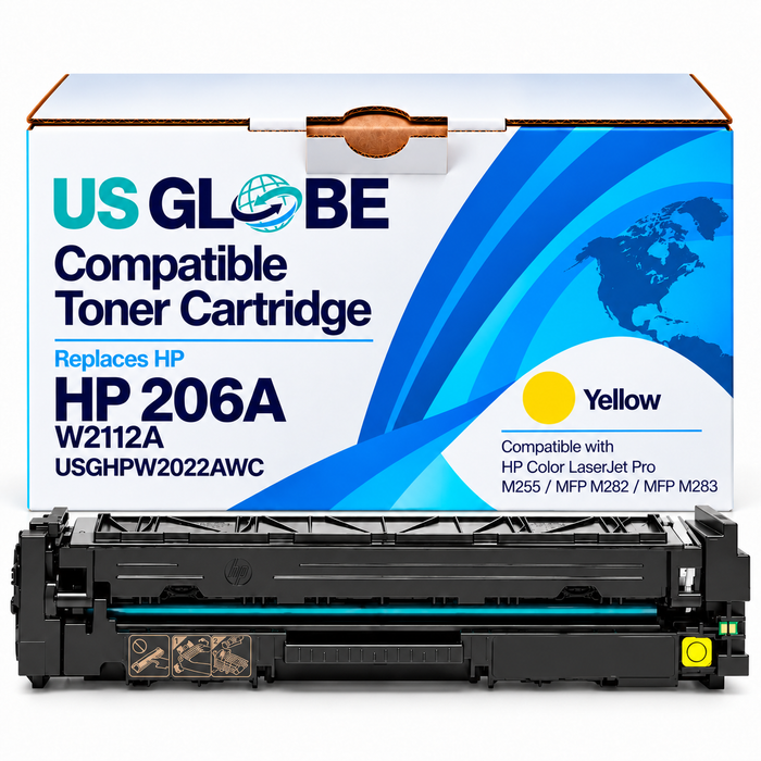 US Globe HP 414 (USGHPW2022AWC) Yellow Compatible Non-OEM Toner Cartridge