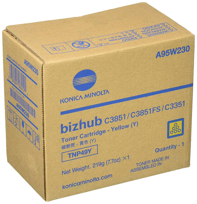 Konica Minolta A95W230 Yellow Toner Cartridge