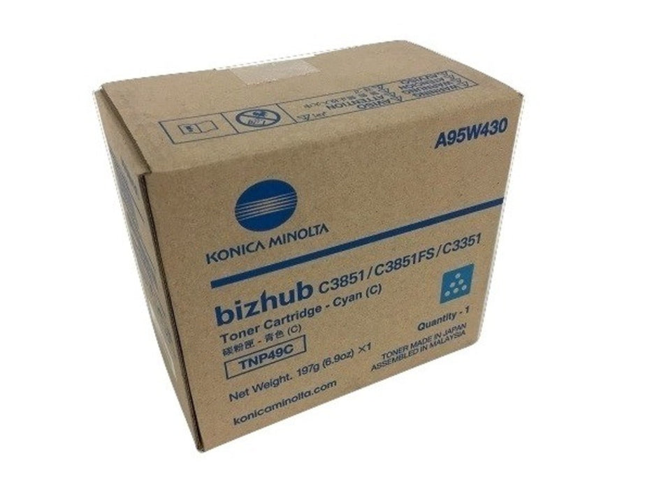 Konica Minolta A95W430 Cyan Toner Cartridge