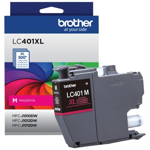 Brother LC401XL LC401XLMS Magenta High Yield Original Ink Cartridge – 500 Pages
