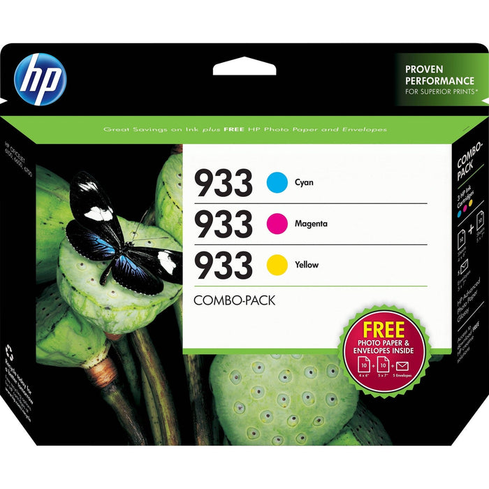 HP B3B32FN Cyan / Magenta / Yellow Ink Cartridge