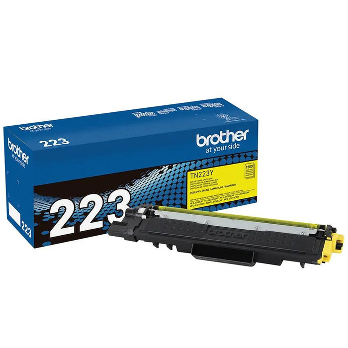 Brother TN-223Y Yellow genuine toner cartridge box and cartridge